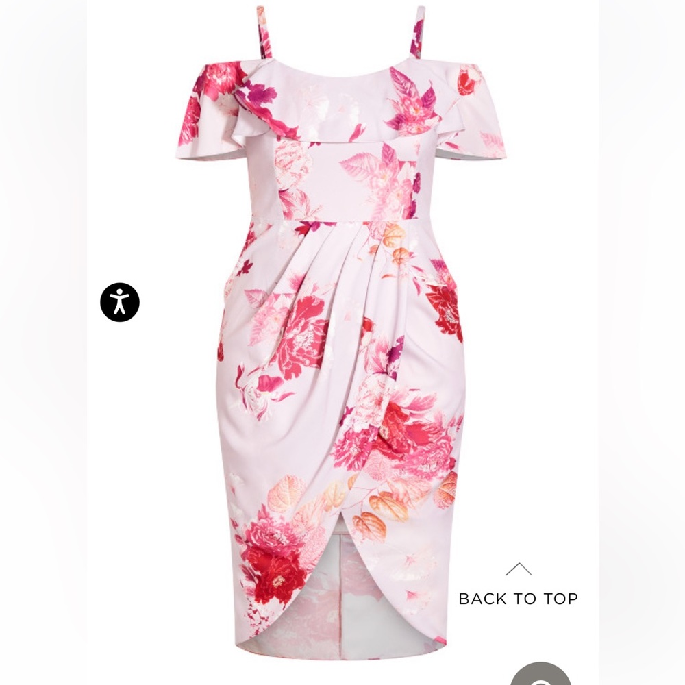 City Chic Off the shoulder dress